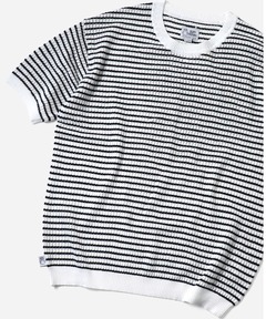 メッシュニットクルーネック