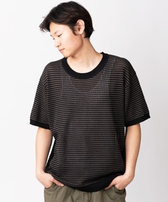 メッシュニットクルーネック