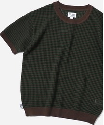 メッシュニットクルーネック
