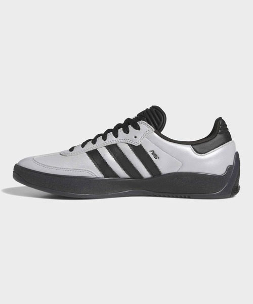 adidas(アディダス)の「プイグ サンバ / Puig Samba / アディダスオリジナルス adidas Originals(スニーカー・メンズ・シルバー・29.0cm/28.5cm/28.0cm/27.5cm/27.0cm/26.5cm/26.0cm/25.5cm/25.0cm/24.5cm/24.0cm/23.5cm/23.0cm/22.5cm)」の6枚目の写真