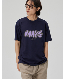 [MAKE] CREW NECK TEE_NAVY