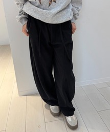 コーデュロイワイドパンツ