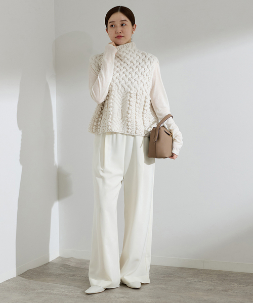 IENA（イエナ）の「《WEB・一部店舗限定カラーあり》PUNTI./プンティ MAGNOLIA HAND ハンドバッグ（ハンドバッグ・レディース・ベージュ/ブラウン/ブラック・FREE）」の8枚目の写真