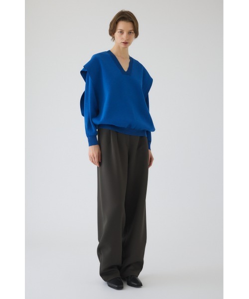 RIM.ARK(リムアーク)の「Side open oversized knit PO サイドオープン オーバーサイズニットプルオーバー(ニット/セーター・レディース・ブルー/グレー/ブラック・FREE)」の21枚目の写真