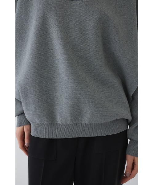 RIM.ARK(リムアーク)の「Side open oversized knit PO サイドオープン オーバーサイズニットプルオーバー(ニット/セーター・レディース・ブルー/グレー/ブラック・FREE)」の15枚目の写真
