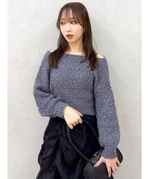 dazzlin | バックリボンリラクシーニット(ニット/セーター)