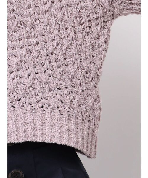 dazzlin（ダズリン）の「バックリボンリラクシーニット（ニット/セーター・レディース・ピンク/ベージュ/アイボリー/チャコールグレー・FREE）」の22枚目の写真