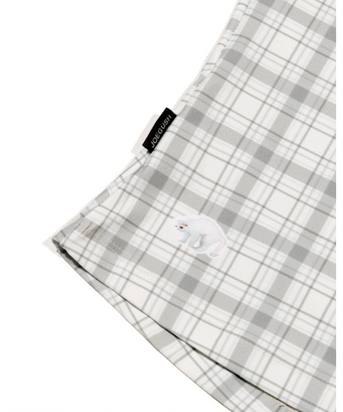 JOEGUSH(ジョーガッシュ)の「Boat Neck Sleeveless Top (Plaid Check)(Tシャツ/カットソー・レディース・その他・FREE)」の3枚目の写真