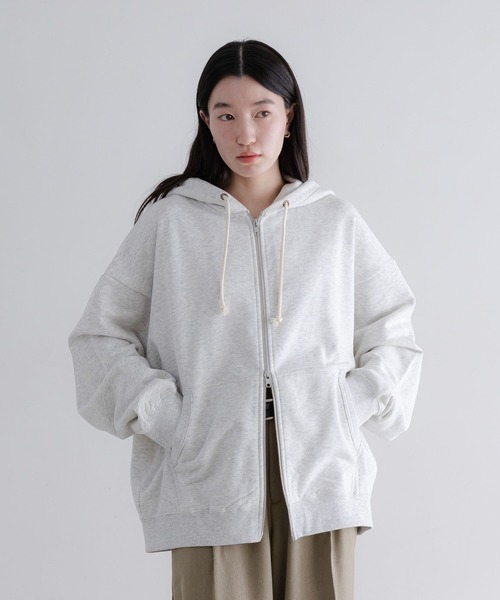 LOWRYS FARM（ローリーズファーム）の「【LFM(U)】スウェットＺＩＰフーディー　 635610（パーカー・メンズ・チャコールグレー/ネイビー/ブラウン/グレー・MEDIUM/LARGE）」の15枚目の写真