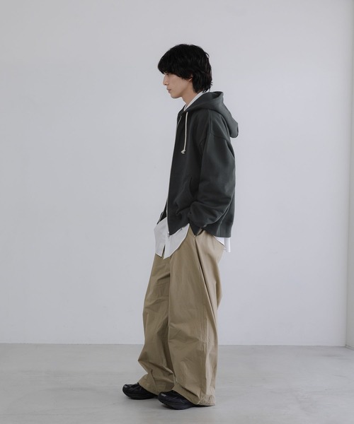 LOWRYS FARM（ローリーズファーム）の「【LFM(U)】スウェットＺＩＰフーディー　 635610（パーカー・メンズ・チャコールグレー/ネイビー/ブラウン/グレー・MEDIUM/LARGE）」の12枚目の写真