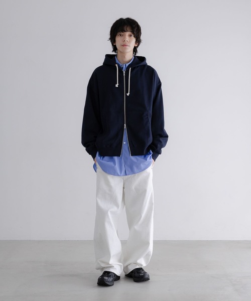 LOWRYS FARM（ローリーズファーム）の「【LFM(U)】スウェットＺＩＰフーディー　 635610（パーカー・メンズ・チャコールグレー/ネイビー/ブラウン/グレー・MEDIUM/LARGE）」の22枚目の写真