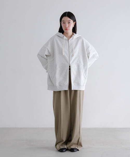 LOWRYS FARM（ローリーズファーム）の「【LFM(U)】スウェットＺＩＰフーディー　 635610（パーカー・メンズ・チャコールグレー/ネイビー/ブラウン/グレー・MEDIUM/LARGE）」の17枚目の写真