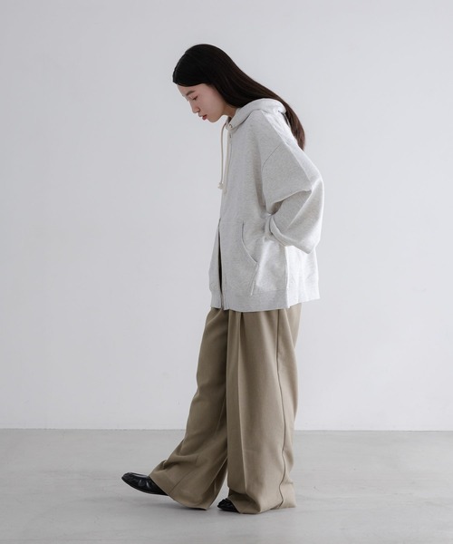 LOWRYS FARM（ローリーズファーム）の「【LFM(U)】スウェットＺＩＰフーディー　 635610（パーカー・メンズ・チャコールグレー/ネイビー/ブラウン/グレー・MEDIUM/LARGE）」の16枚目の写真