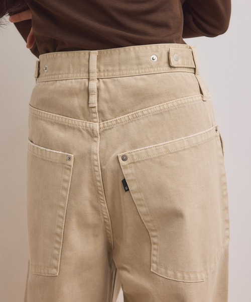 ADAM ET ROPE'（アダムエロペ）の「【WEB限定】・【サステナブル】ディープライズワイドデニム（デニムパンツ・レディース・ブルー系その他6/ベージュ系その他2/ブラック系その他3・38/36/34）」の12枚目の写真