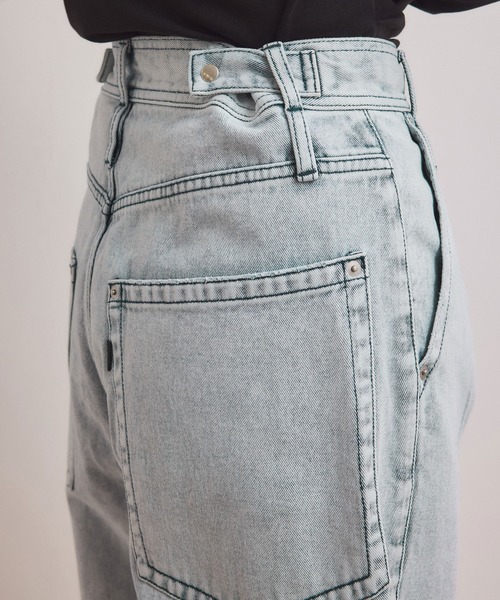 ADAM ET ROPE'（アダムエロペ）の「【WEB限定】・【サステナブル】ディープライズワイドデニム（デニムパンツ・レディース・ブルー系その他6/ベージュ系その他2/ブラック系その他3・38/36/34）」の14枚目の写真