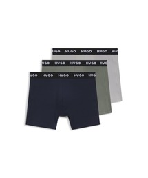 HUGO（ヒューゴ）の「ロングボクサーパンツ3枚セット ストレッチコットン（ボクサーパンツ）」