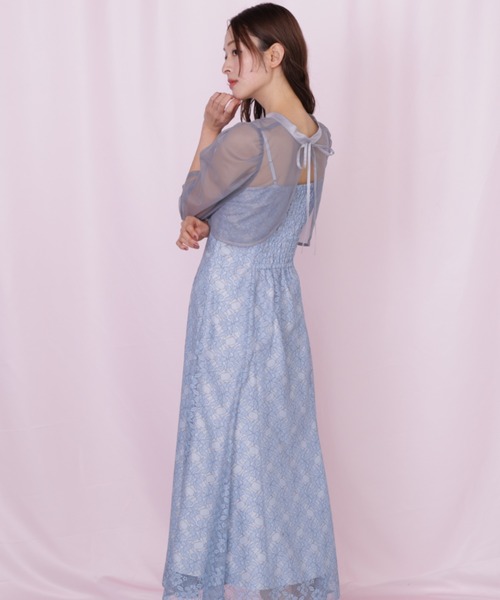 JILL by JILL STUART(ジルバイジルスチュアート)の「レイヤードレースキャミワンピース(ワンピース・レディース・ピンク/ブルー・FREE)」の9枚目の写真