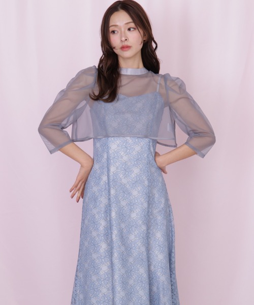 JILL by JILL STUART(ジルバイジルスチュアート)の「レイヤードレースキャミワンピース(ワンピース・レディース・ピンク/ブルー・FREE)」の10枚目の写真