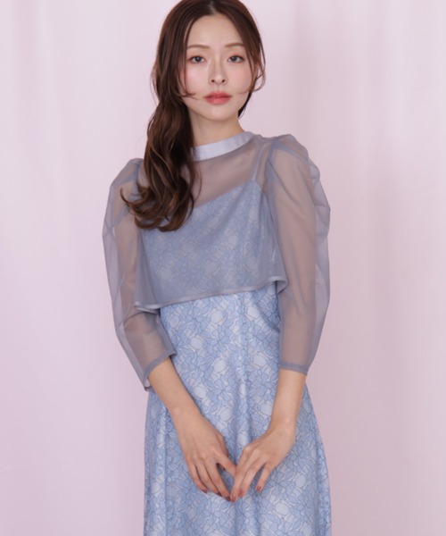 JILL by JILL STUART(ジルバイジルスチュアート)の「レイヤードレースキャミワンピース(ワンピース・レディース・ピンク/ブルー・FREE)」の12枚目の写真