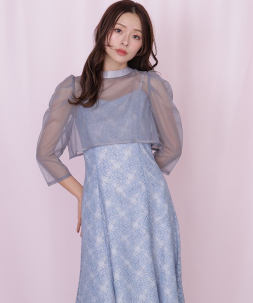 JILL by JILL STUART(ジルバイジルスチュアート)の「レイヤードレースキャミワンピース(ワンピース・レディース・ピンク/ブルー・FREE)」の11枚目の写真