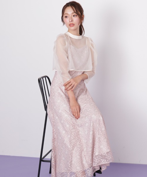 JILL by JILL STUART(ジルバイジルスチュアート)の「レイヤードレースキャミワンピース(ワンピース・レディース・ピンク/ブルー・FREE)」の16枚目の写真