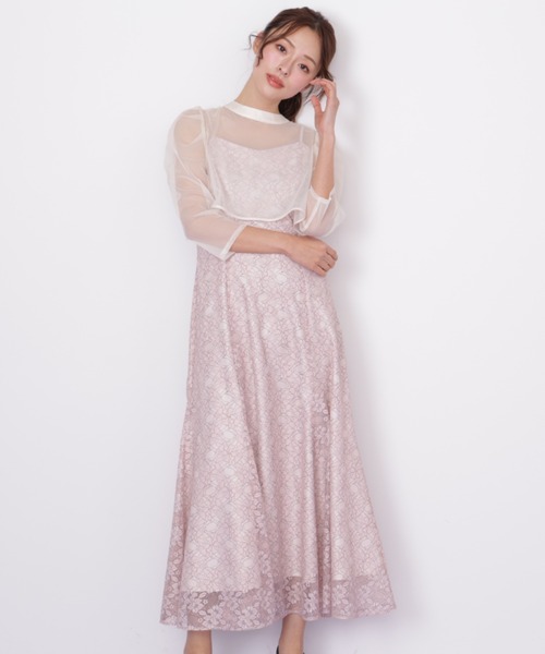 JILL by JILL STUART(ジルバイジルスチュアート)の「レイヤードレースキャミワンピース(ワンピース・レディース・ピンク/ブルー・FREE)」の18枚目の写真
