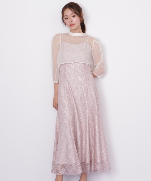 JILL by JILL STUART(ジルバイジルスチュアート)の「レイヤードレースキャミワンピース(ワンピース・レディース・ピンク/ブルー・FREE)」の20枚目の写真