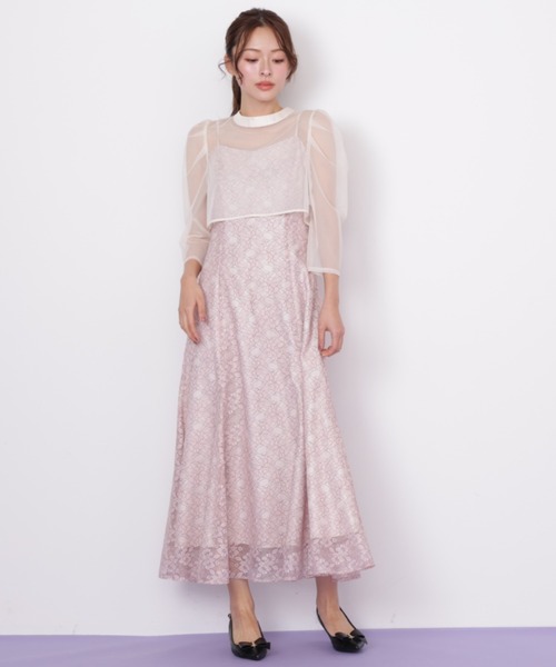 JILL by JILL STUART(ジルバイジルスチュアート)の「レイヤードレースキャミワンピース(ワンピース・レディース・ピンク/ブルー・FREE)」の22枚目の写真
