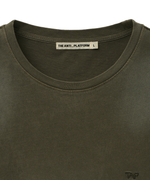 THE ANTI PLATFORM(ディアンチプラットフォーム)の「サンブリーチ レギュラーフィットTシャツ (カーキ)(Tシャツ/カットソー・メンズ・その他・M/XL/L)」の6枚目の写真