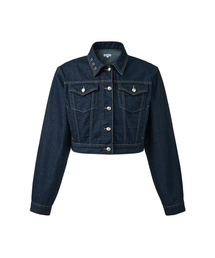 ANOTHERYOUTH（アナザーユース）の「クロップパディッドデニムジャケット - インディゴ（デニムジャケット）」