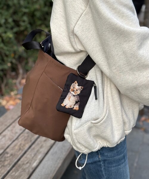 BEARDSLEY（ビアズリー）の「DogプリントBAG（トートバッグ・レディース・ブラウン/ブラック・FREE）」の6枚目の写真