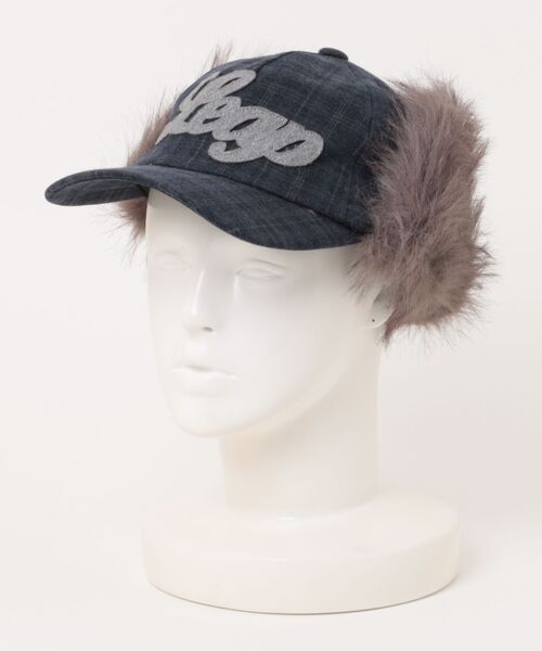 EMODA（エモダ）の「FAKE FUR EARFLAP CAP（キャップ・レディース・ベージュ/ブラック/ネイビー・FREE）」の3枚目の写真