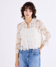 Marilyn Moon（マリリンムーン）の「crochet knit jacket（カーディガン/ボレロ）」