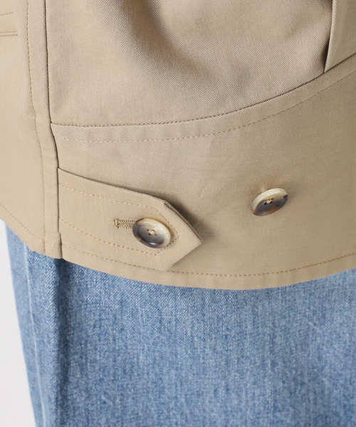 journal standard L'essage（ジャーナルスタンダードレサージュ）の「ショートドルマントレンチコート（トレンチコート・レディース・ベージュ・FREE）」の15枚目の写真