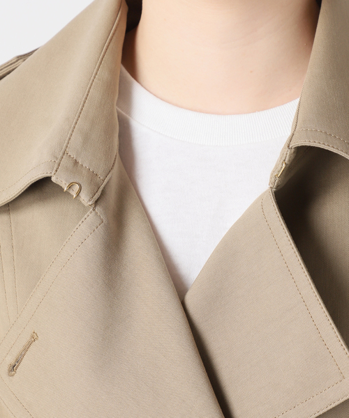 journal standard L'essage（ジャーナルスタンダードレサージュ）の「ショートドルマントレンチコート（トレンチコート・レディース・ベージュ・FREE）」の16枚目の写真