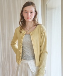 レディースのトップス（イエロー/黄色系・フリル）ファッション通販