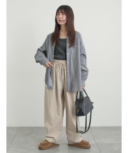 Samansa Mos2(サマンサ モスモス)の「【2WAY】ボストンショルダーバッグ(ハンドバッグ・レディース・ブラック/モカ・F)」の10枚目の写真