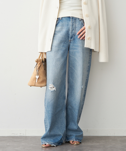 Citizens of humanity(シチズンズオブヒューマニティー)の「【CITIZENS OF HUMANITY/シチズンズ・オブ・ヒューマニティ】 ayla baggy(29INC)(その他パンツ・レディース・ブルー・24/23/26/25)」の8枚目の写真