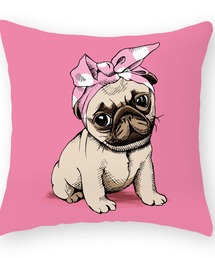 almo（アルモ）の「【Bls】【ZA】【Bling Leads】クッションカバー アニマル(BL)（クッション/クッションカバー）」