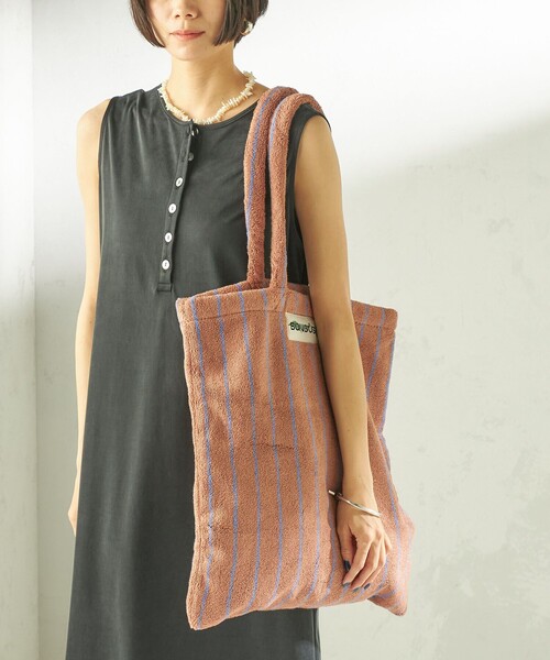 BONGUSTA(ボングスタ)の「BONGUSTA: NARAM TOTE(トートバッグ・レディース・ライラック/キャメル/グリーン/オフホワイト・ONE SIZE)」の12枚目の写真