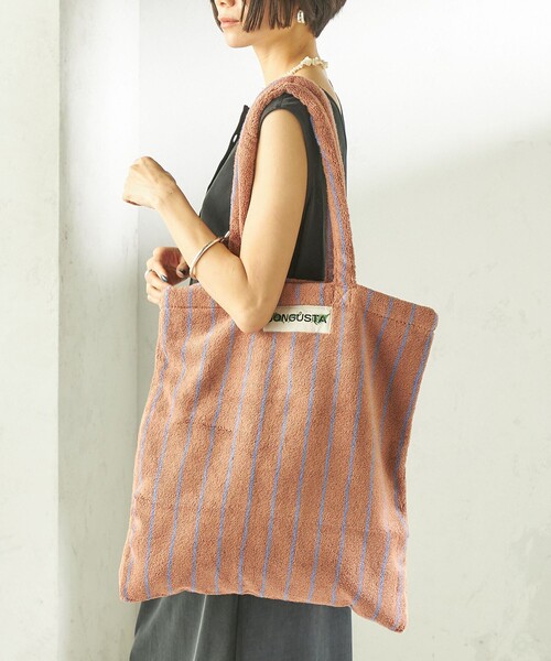 BONGUSTA(ボングスタ)の「BONGUSTA: NARAM TOTE(トートバッグ・レディース・ライラック/キャメル/グリーン/オフホワイト・ONE SIZE)」の13枚目の写真