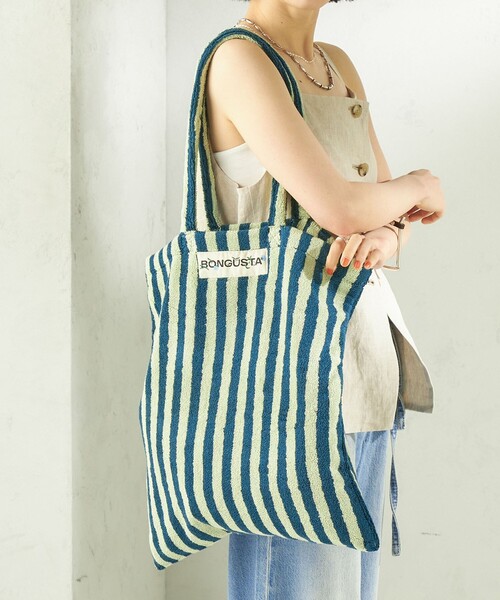BONGUSTA(ボングスタ)の「BONGUSTA: NARAM TOTE(トートバッグ・レディース・ライラック/キャメル/グリーン/オフホワイト・ONE SIZE)」の18枚目の写真