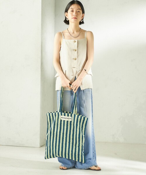 BONGUSTA(ボングスタ)の「BONGUSTA: NARAM TOTE(トートバッグ・レディース・ライラック/キャメル/グリーン/オフホワイト・ONE SIZE)」の19枚目の写真