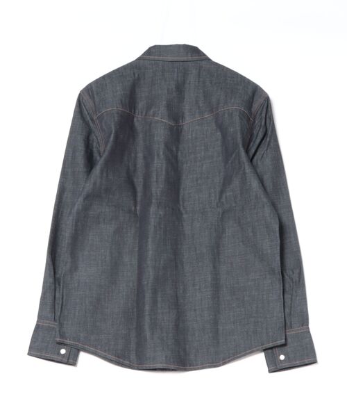 A.P.C.(アーペーセー)の「CHEMISE WESTERN(シャツ/ブラウス・メンズ・インディゴブルー・S/M/L)」の2枚目の写真