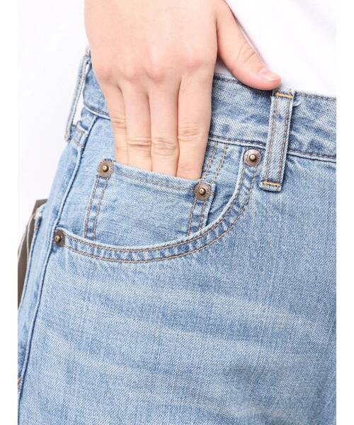 Ungrid（アングリッド）の「ハイウエストオーガニックコットンルーズデニム（デニムパンツ・レディース・ブルー・26inch/25inch/24inch）」の12枚目の写真