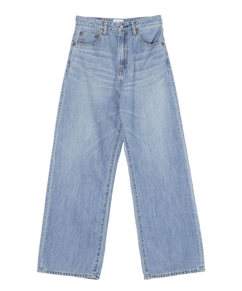 Ungrid（アングリッド）の「ハイウエストオーガニックコットンルーズデニム（デニムパンツ・レディース・ブルー・26inch/25inch/24inch）」の4枚目の写真