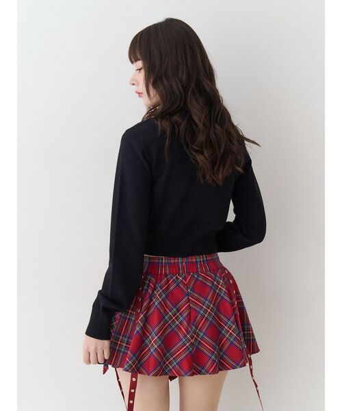 jouetie(ジュエティ)の「パターンコンパクトカーデ(カーディガン/ボレロ・レディース・オフホワイト/ブラック/ブラウン/レッド・MEDIUM)」の19枚目の写真