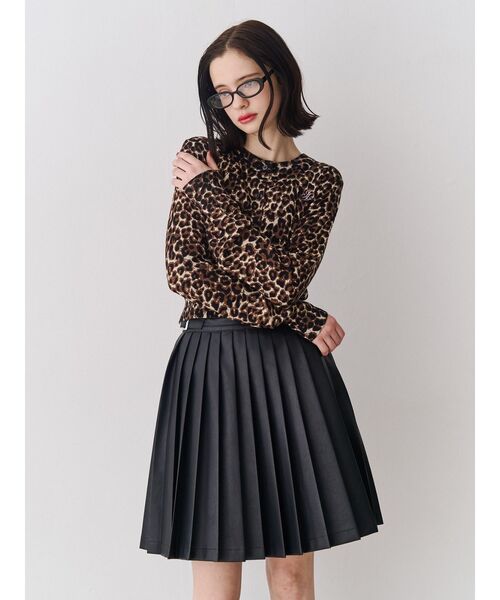 jouetie(ジュエティ)の「パターンコンパクトカーデ(カーディガン/ボレロ・レディース・オフホワイト/ブラック/ブラウン/レッド・MEDIUM)」の18枚目の写真