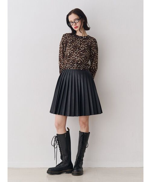 jouetie(ジュエティ)の「パターンコンパクトカーデ(カーディガン/ボレロ・レディース・オフホワイト/ブラック/ブラウン/レッド・MEDIUM)」の15枚目の写真