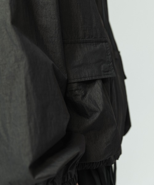 skep ショートブルゾン　黒 変形ショートブルゾン：黒 | 羽織もの | skep